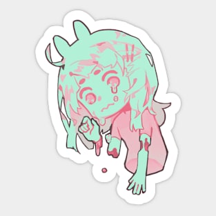Zombified! Bunny Girl Sticker
